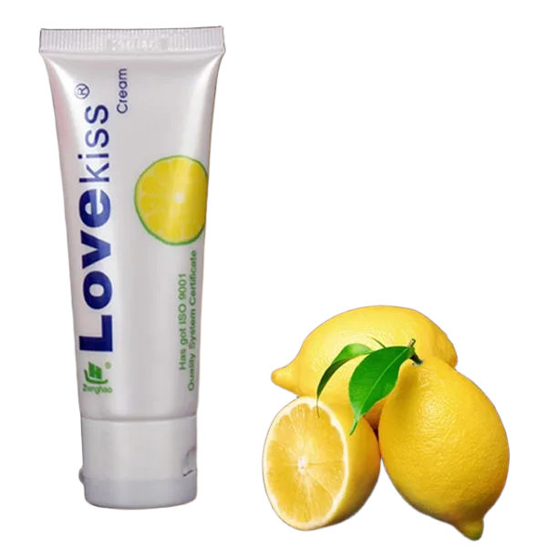 LoveKiss Lemon Scented Water-Based Lubricant for Smooth Intimacy