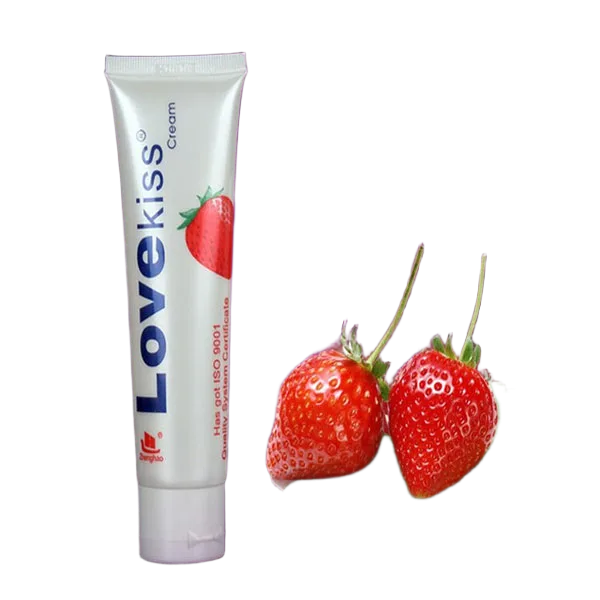 LoveKiss Strawberry Flavored Lubricant 100ml