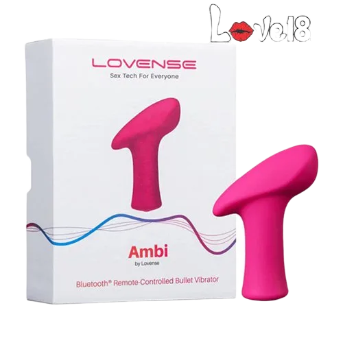 Lovense Ambi Premium Mini G-Spot Vibrator App Control Pink