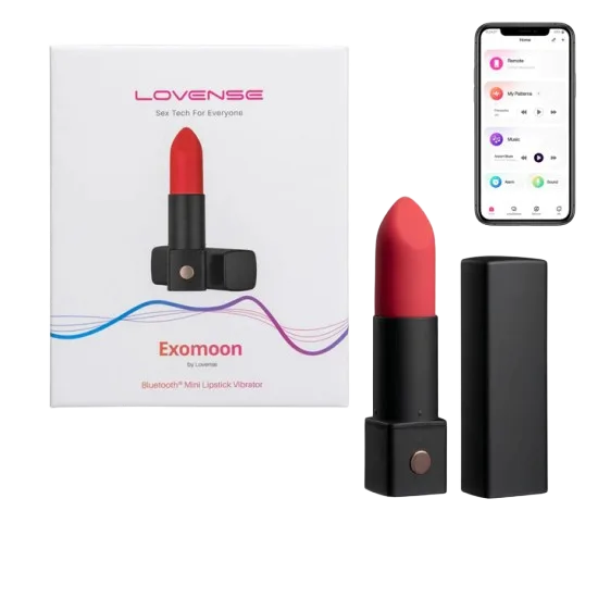 Lovense Exomoon Son-Shaped APP-Controlled Vibrator