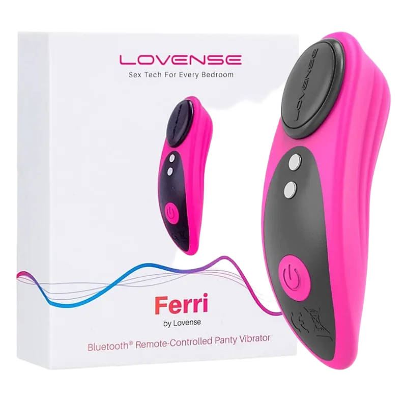 Lovense Ferri Mini Panty Vibrator App Controlled Pink
