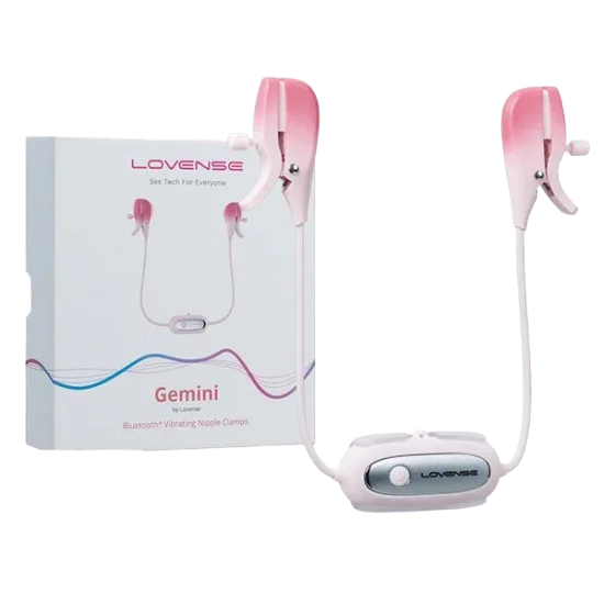 Lovense Gemini Dual Nipple Clamp Phone Controlled Vibrator