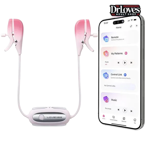 Lovense Gemini Pinching Nipple Vibrator App Controlled