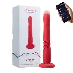 Lovense Gravity App-Controlled Vibrating Thrust Dildo