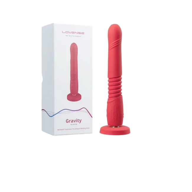 Lovense Gravity Wall Mounted Vibrating Thrusting Dildo