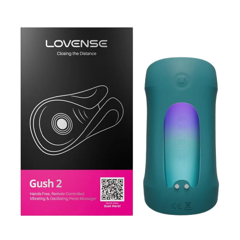 Lovense Gush 2 Male Pleasure Soft Ring Vibrator Wireless Control
