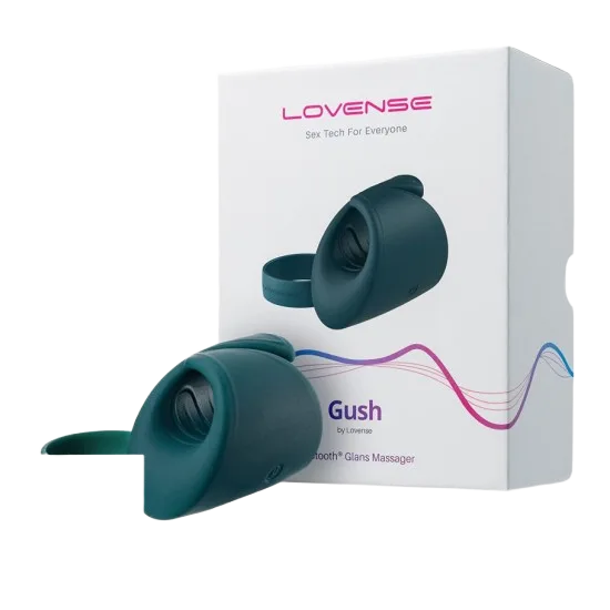 Lovense Gush Remote Penis Massager Phone-Controlled Unlimited Modes
