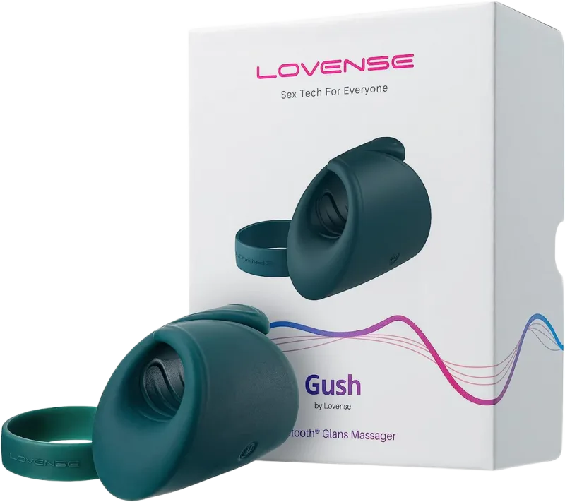 Lovense Gush Silicone USB Vibrating Penis Ring