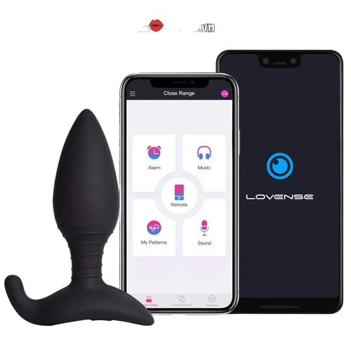 Lovense Hush App-Controlled Remote Vibrating Anal Plug
