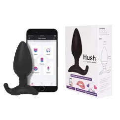 Lovense Hush App Wireless Silicone Anal Vibrator 10 Speeds