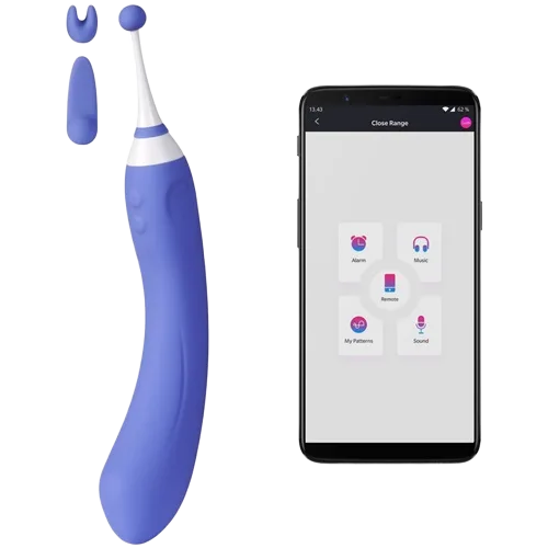Lovense Hyphy Dual-head Vibrator Remote App Control 3 Heads