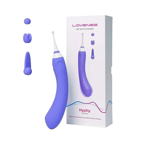 Lovense Hyphy Dual Stim Massage Toy App Control Female