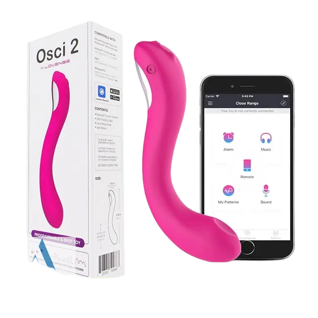 Lovense Osci 2 App-Controlled Premium G-Spot Vibrator