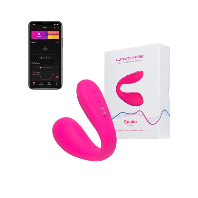 Lovense Quake Dual-Ended Strong Vibrator App Remote Control