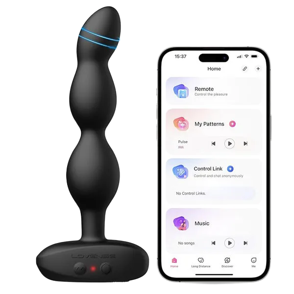 Lovense Ridge Premium App-Controlled Quiet Anal Vibrator
