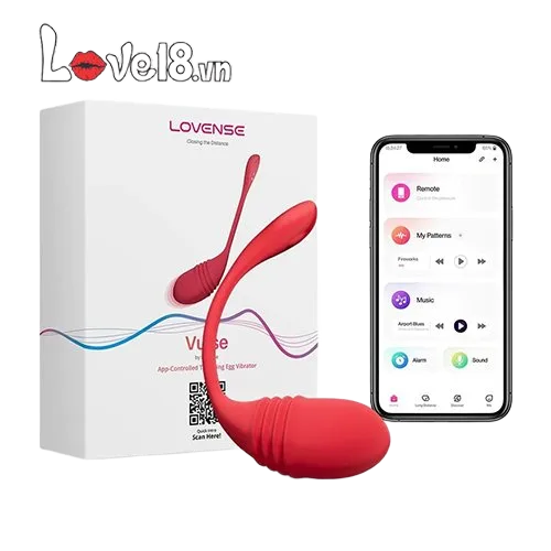 Lovense Vulse smart remote controlled vibrating thrusting G-spot egg