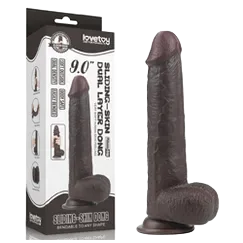 Lovetoy 2-Layer Suction Wall Dildo 23cm – Realistic Touch