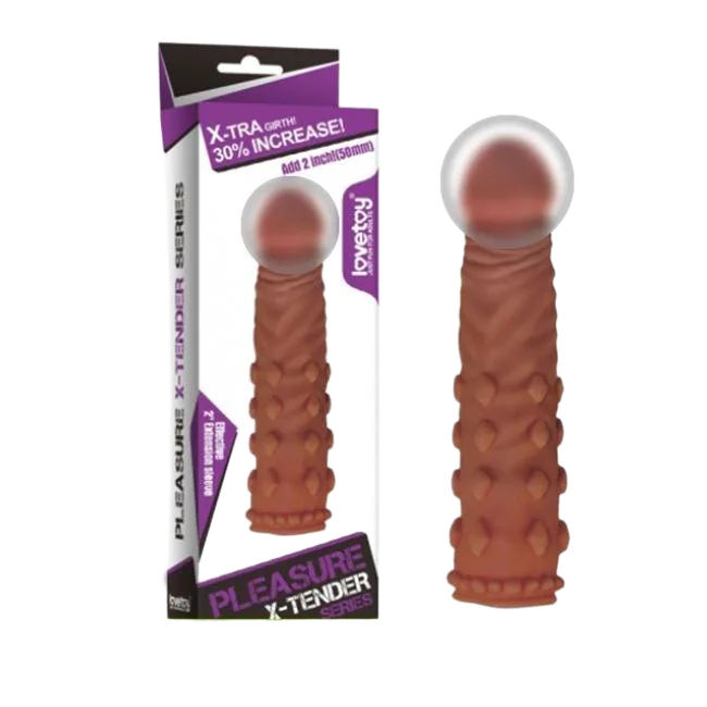Lovetoy 3cm Textured Silicone Condom Enhance Pleasure