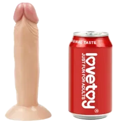 Lovetoy 6 Inch Realistic Silicone Dildo Soft Skin Touch