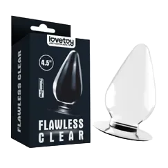 Lovetoy 6cm Clear Anal Plug New Sensation Sex Toy