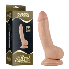 Lovetoy 7-inch Curved Realistic Soft Silicone Male Toy