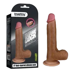 Lovetoy 8 Inch Realistic Silicone Dildo Female Pleasure