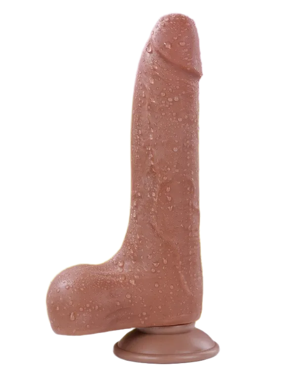 Lovetoy 8.5 Inch Dual Layer Sliding Skin Realistic Dong