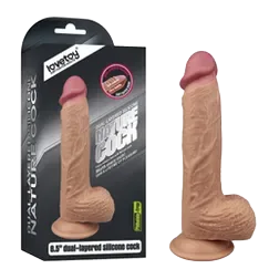 Lovetoy 8.5 inch Wall-Mount Silicone Dildo
