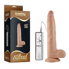 Lovetoy 9.5 Inch Realistic Flexible Skin-Like Dildo Toy