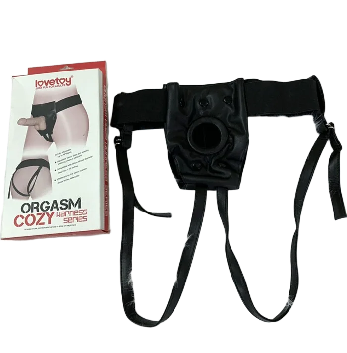 Lovetoy Adjustable Premium Leather Strap-On Harness