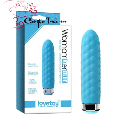 Lovetoy Blue 8 Mode Silicone Love Wand Highly Stimulating