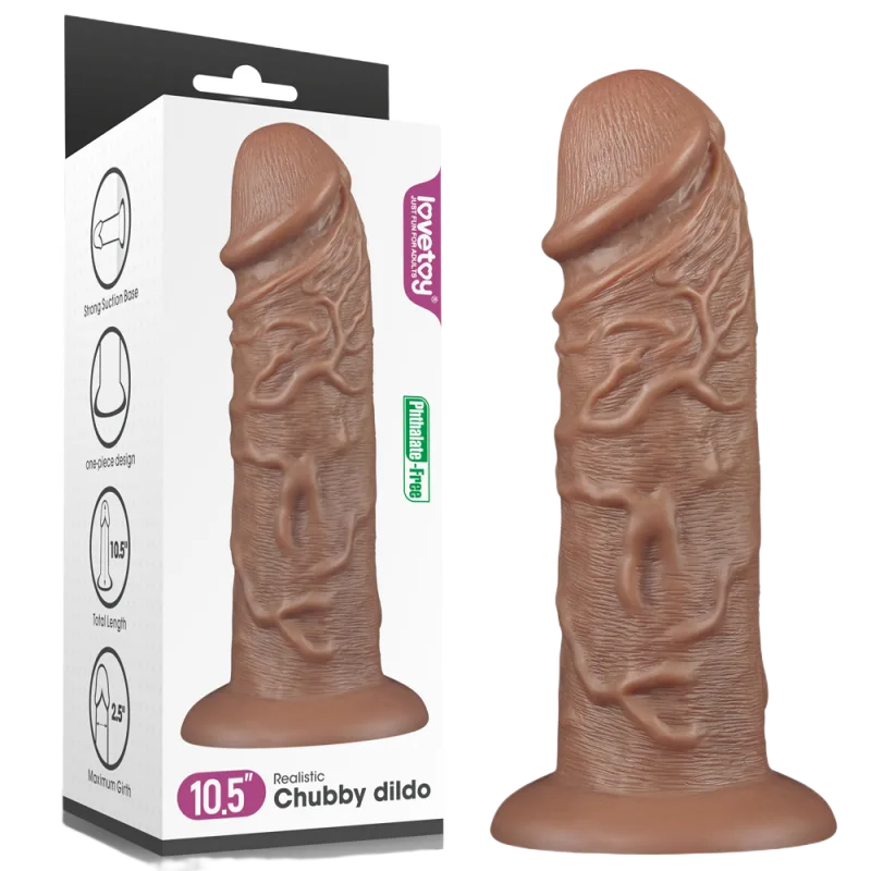 Lovetoy Chubby USA Huge Soft Silicone Wall-Mounted Dildo