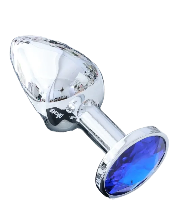 Lovetoy Colorful Alloy Anal Plug Multicolor Glitter Glow