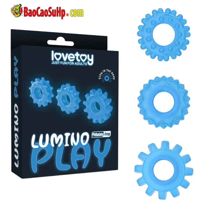 Lovetoy Domino Light Up Rings Enhance Pleasure Set
