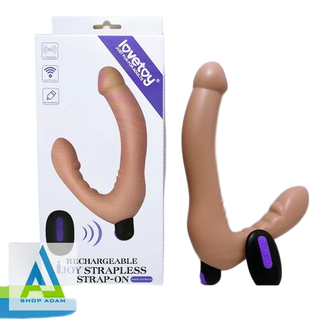 Lovetoy Double-Ended Lesbian Remote Control Silicone Dildo