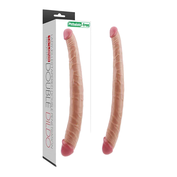 Lovetoy double ended realistic silicone dildo for Lesbians