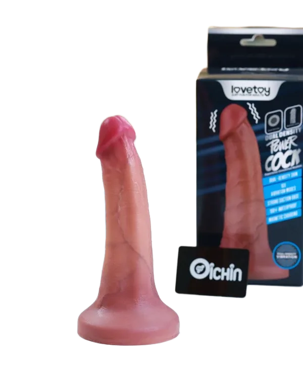 Lovetoy Dual Density 6-inch Remote Control Vibrating Dildo