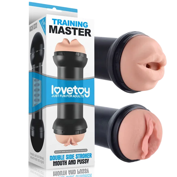 Lovetoy Dual-Head Masturbation Cup Realistic Silicone