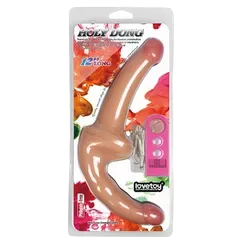 Lovetoy Dual Head Silicone Waterproof Vibrating Dildo