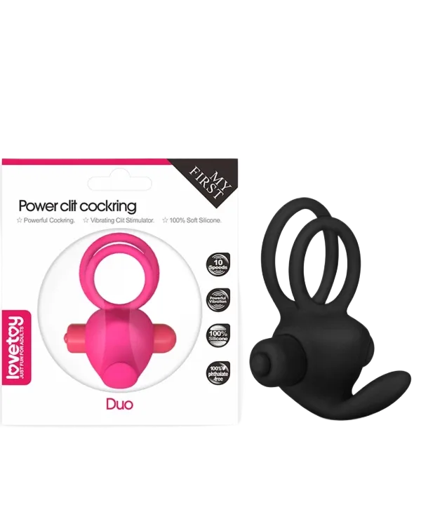 Lovetoy Duo Dual Ring Delay Ejaculation Stronger Hardness