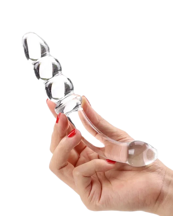 Lovetoy Glass Romance Double-Ended Anal Glass Toy
