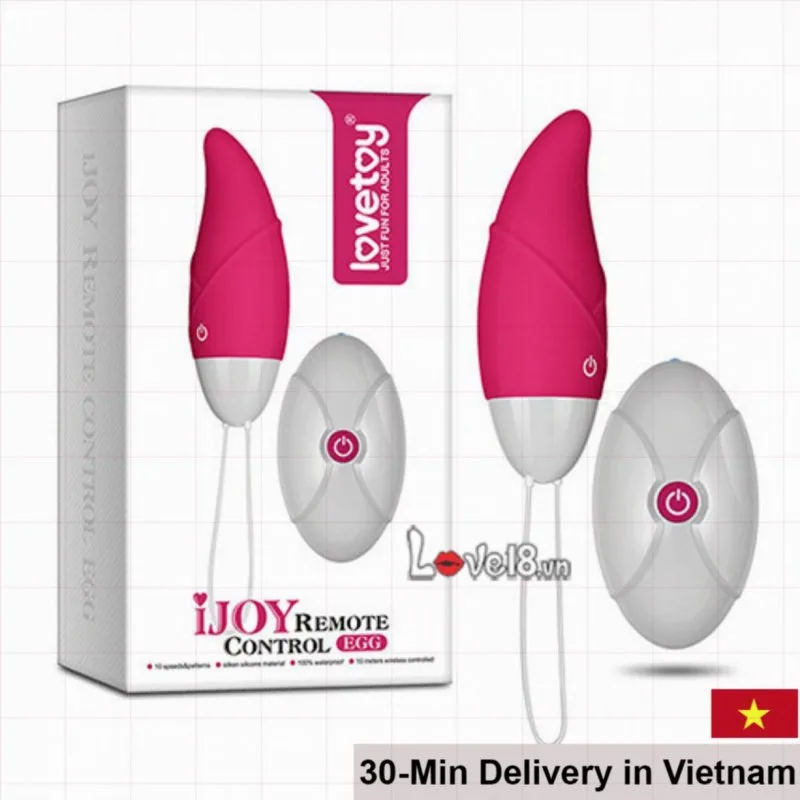 Lovetoy iJoy G-Spot Remote Egg Vibrator – Silicone Pink