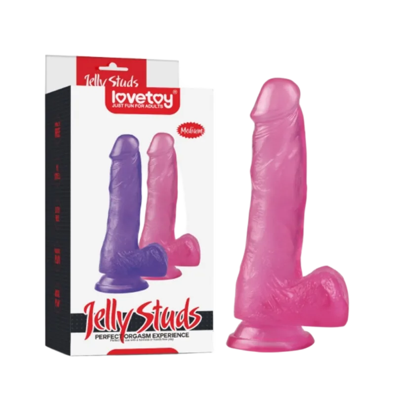 Lovetoy Jelly Studs Wall-Adhesive Realistic Dildo Premium Quality