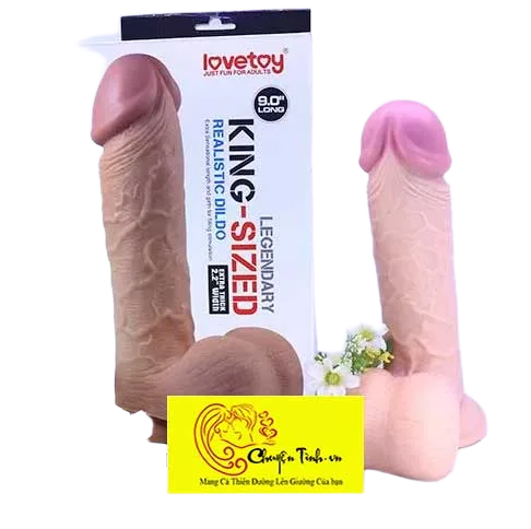Lovetoy King Big Size 25cm Silicone Dildo Premium Safe