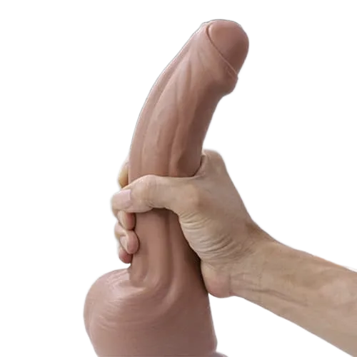 Lovetoy King Sized Sliding Skin Dual Layer Suction Dildo 11.5"