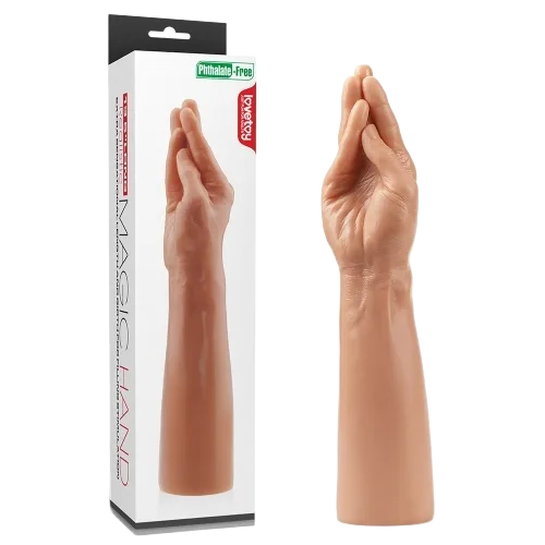 Lovetoy Kingsize 13.5 Inch Realistic Silicon Hand Dildo