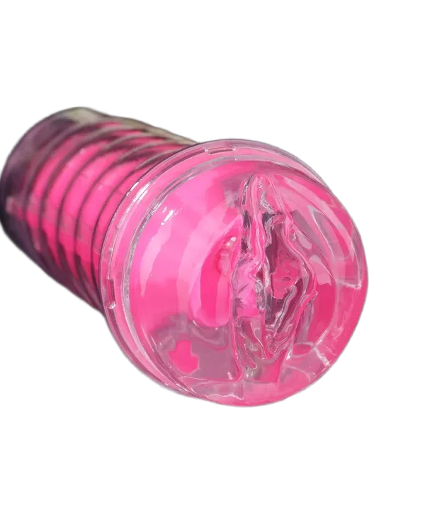 Lovetoy Lumino Glow Pink Transparent Soft Masturbator