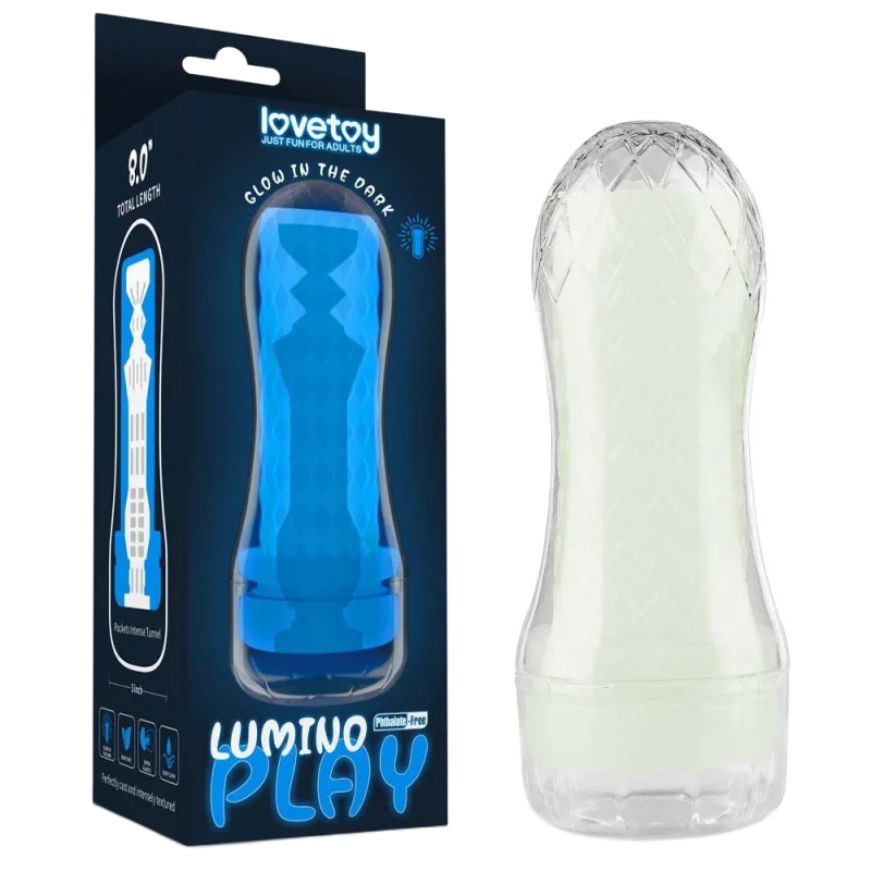 Lovetoy Lumino Glow Transparent Masturbation Cup