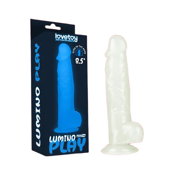 Lovetoy Lumino Play 8.5 Inch Wall-Mount Vibrating dildo