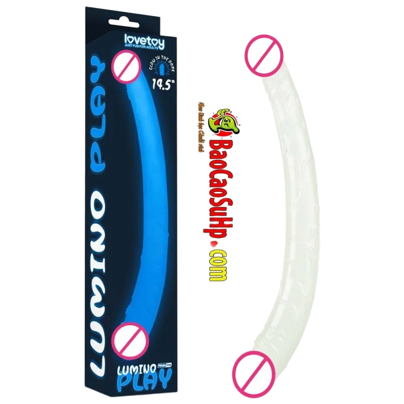 Lovetoy Lumino Play Glow Double-Ended Penis Vibrator